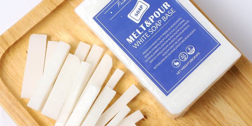 Bulk skin whitening soap base for skincare production