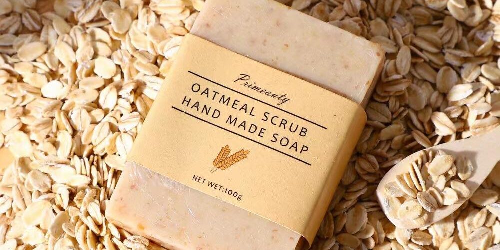 Organic oatmeal whitening bar soap supplier