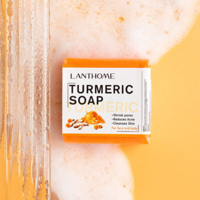 Organic handmade turmeric bar soap factory