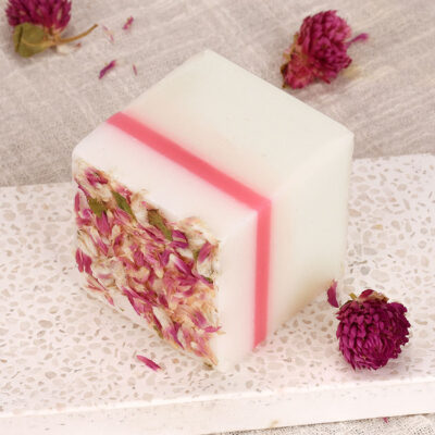 Floral handmade moisturizing bar soaps wholesale