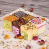 Floral handmade moisturizing bar soaps wholesale