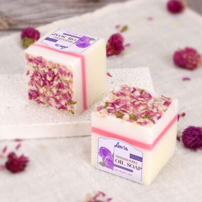 Floral handmade moisturizing bar soaps wholesale