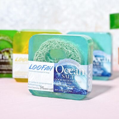 Custom natural exfoliating soap base for skincare