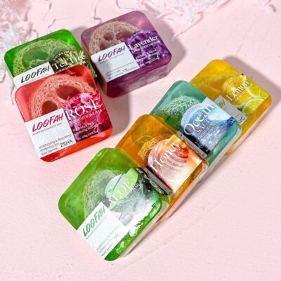 Custom natural exfoliating soap base for skincare
