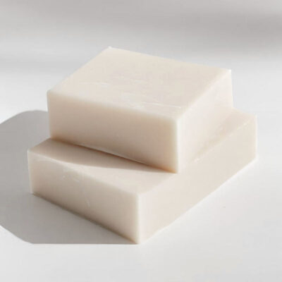 Private label handmade transparent white soap base factory