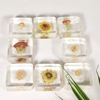 Private label handmade transparent white soap base factory