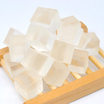 Private label handmade transparent white soap base factory