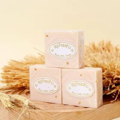 Goat milk rice bran organic soap wholesale supply