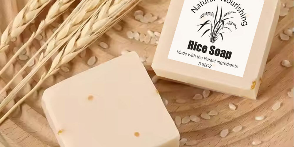 Goat milk rice bran organic soap wholesale supply