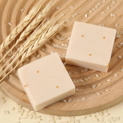 Goat milk rice bran organic soap wholesale supply