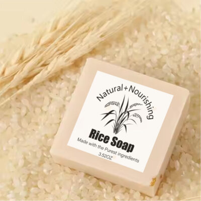 Goat milk rice bran organic soap wholesale supply