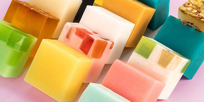 Bar soap for body and face cleansing with natural ingredients