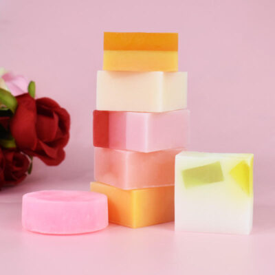 Bar soap for body and face cleansing with natural ingredients