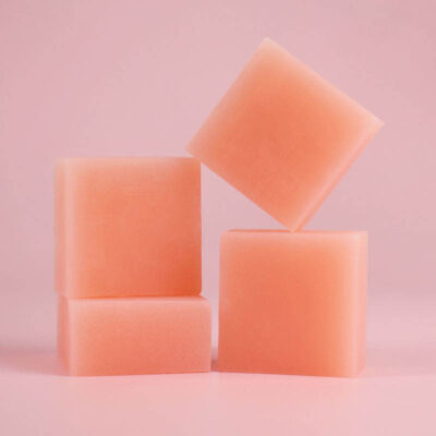 Bar soap for body and face cleansing with natural ingredients