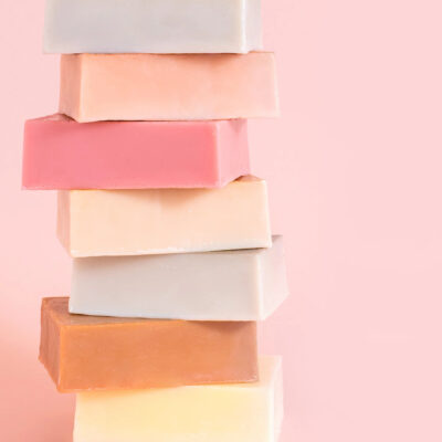 Bar soap for body and face cleansing with natural ingredients