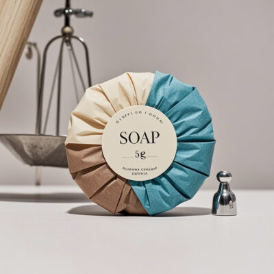 Round hotel soap for five-star hotel toiletries