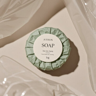 Round hotel soap for five-star hotel toiletries