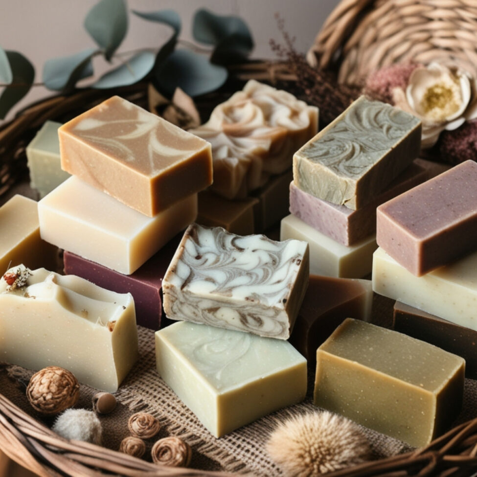 Handmade eco-friendly organic soap for whitening and skincare