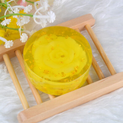 Handmade rose moisturizing bar soap for acne and anti-mite skincare