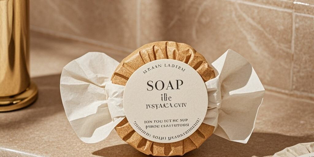 Luxury bathroom hotel soap for premium toiletries