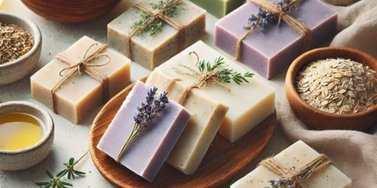 High-quality moisturizing natural soap for skincare use
