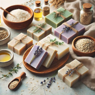 High-quality moisturizing natural soap for skincare use