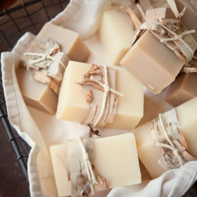 Natural organic soap for skincare and beauty use