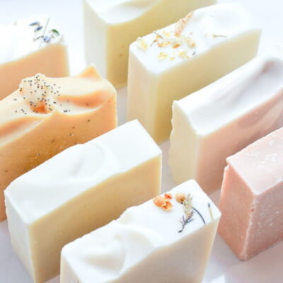 Natural organic soap for skincare and beauty use