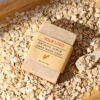 Whitening and moisturizing oatmeal bar soap for gentle skincare