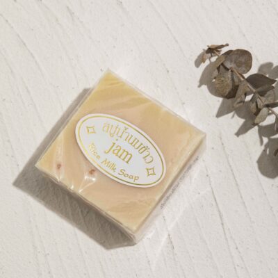 Organic rice milk natural soap for moisturizing and whitening skin