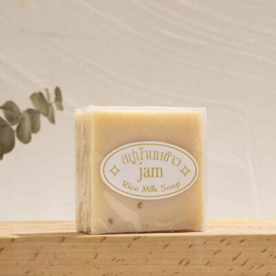 Organic rice milk natural soap for moisturizing and whitening skin