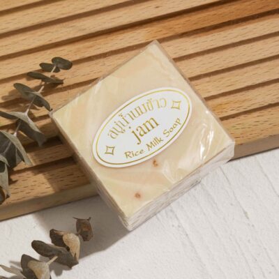 Organic rice milk natural soap for moisturizing and whitening skin