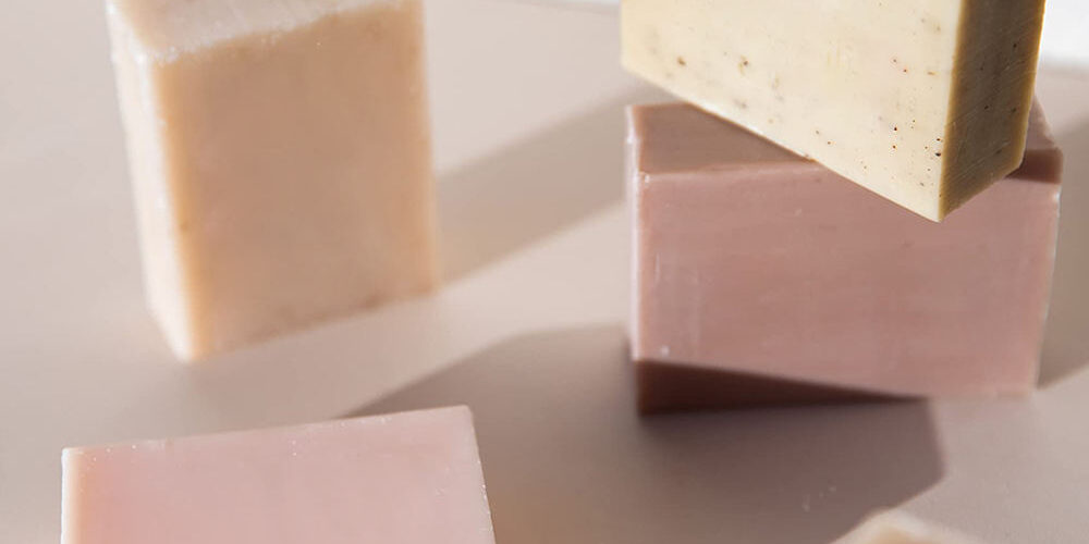 Cleansing organic whitening bar soap for bright and healthy skin