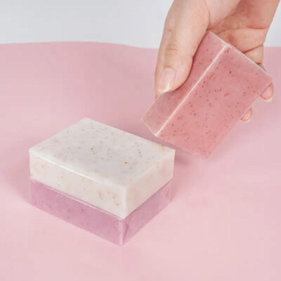 Cleansing organic whitening bar soap for bright and healthy skin
