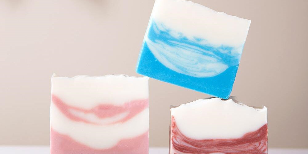 Organic whitening bar soap for gentle skincare and brightening