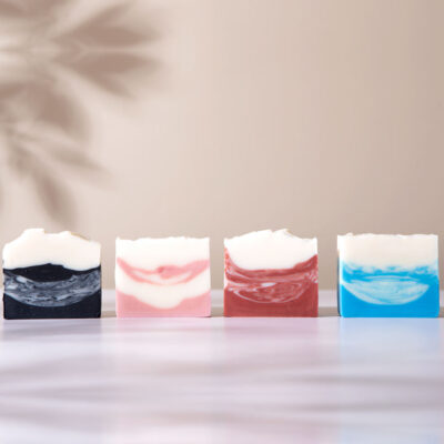 Organic whitening bar soap for gentle skincare and brightening