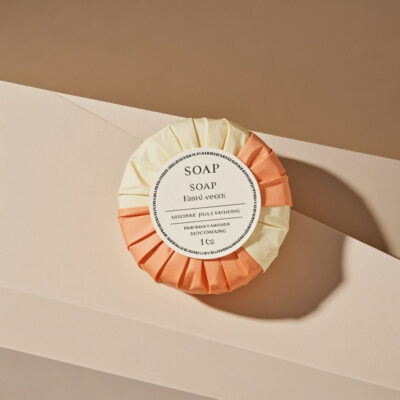 Luxury hotel soap with elegant packaging for hospitality use
