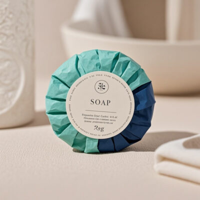 Fragrant travel hotel soap for bath and hospitality use