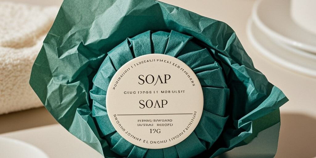 Fragrant travel hotel soap for bath and hospitality use