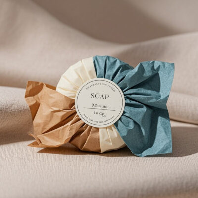 Fragrant travel hotel soap for bath and hospitality use